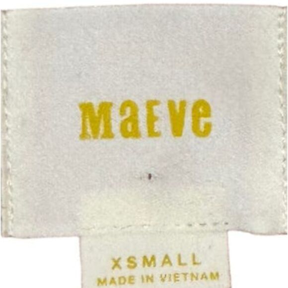 Anthropologie Maeve Women's  Maxi Dress Chevron Striped Lined Knit StretchXS - Picture 6 of 12